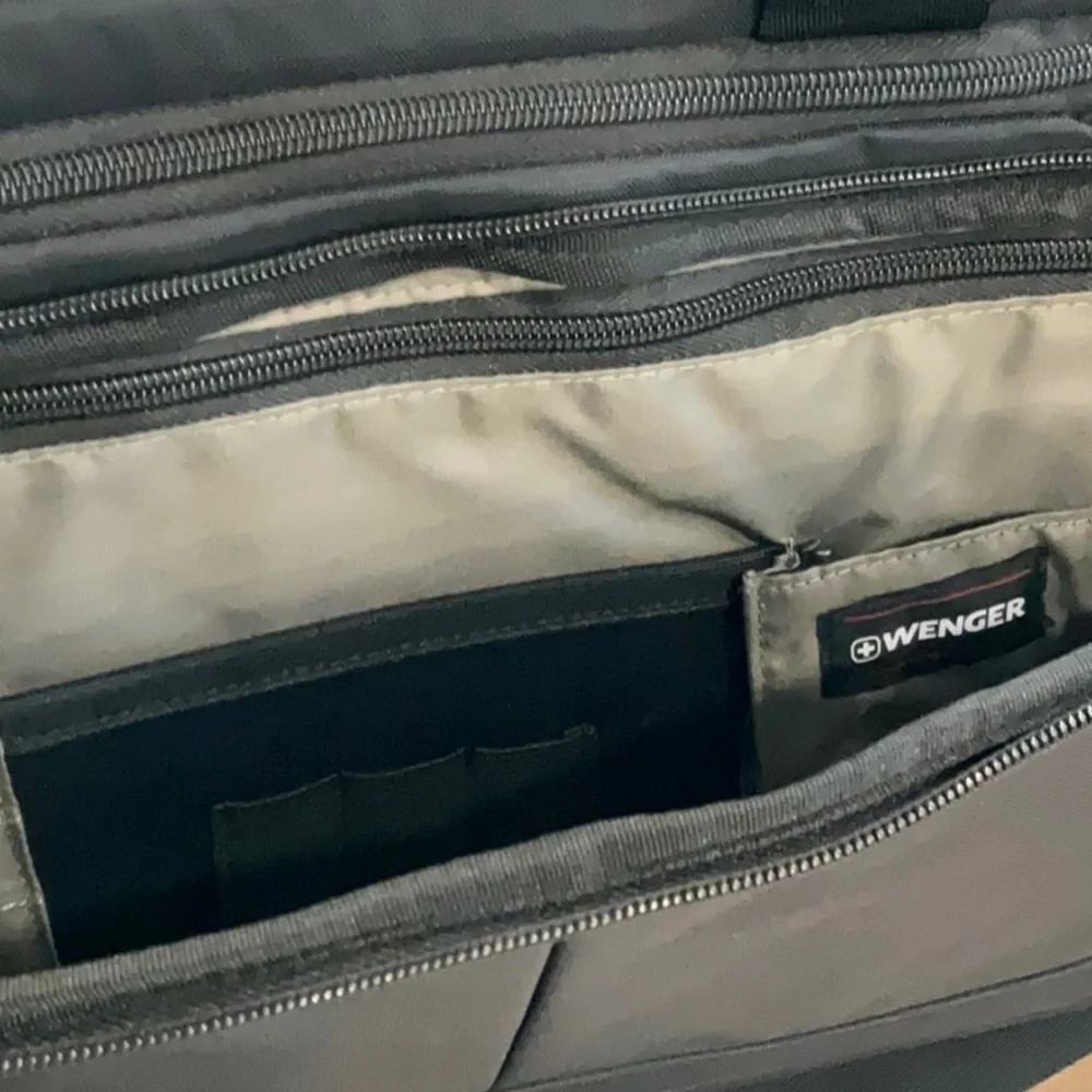 Wenger Black Professional Laptop Bag with Durable Design